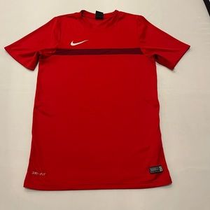Small, Red Nike Dri-Fit shirt